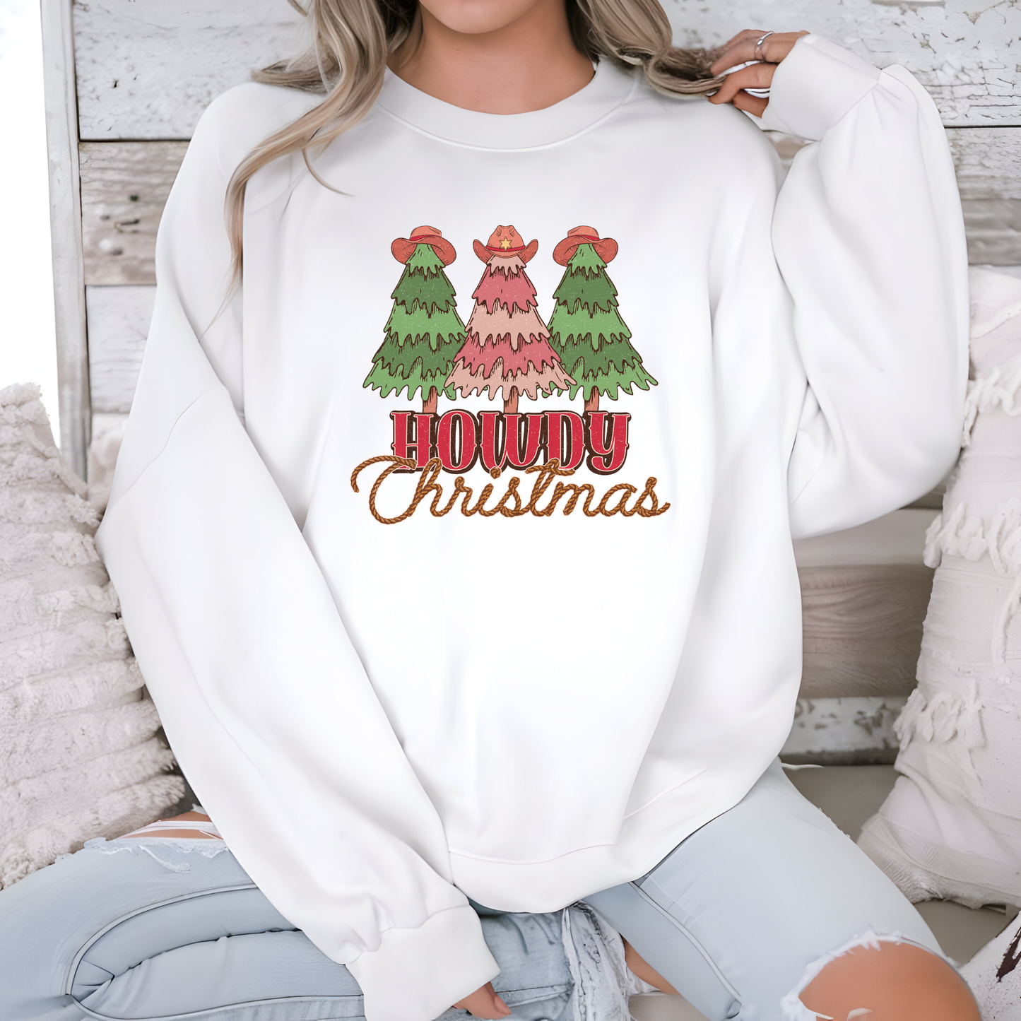 Howdy Christmas Crewneck