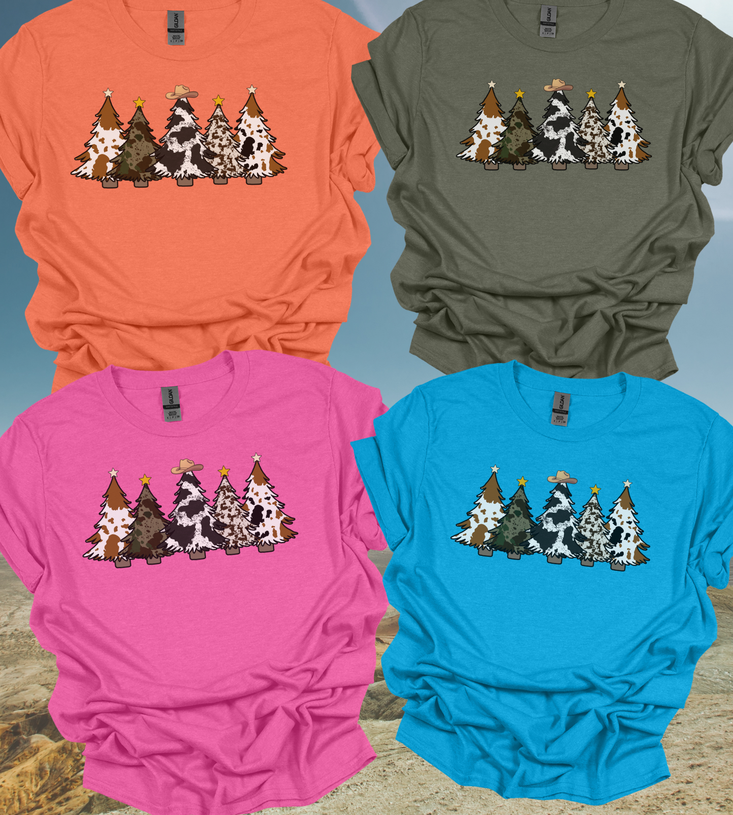 Cowgirl Christmas Tree Shirt