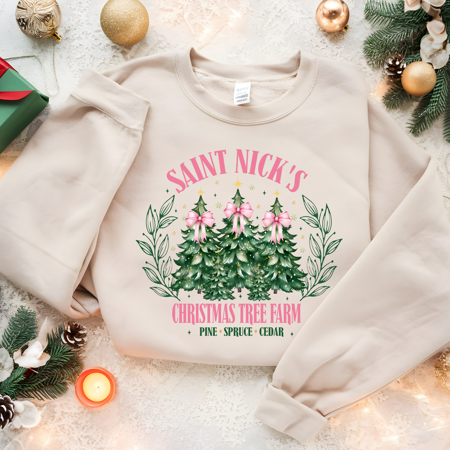 Saint Nick's - Pine, Spruce, Cedar Crewneck