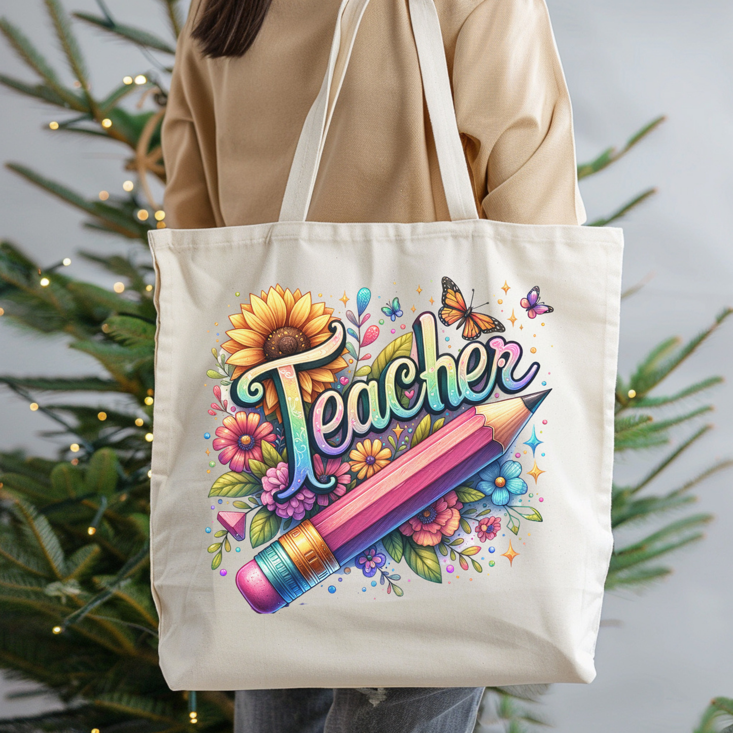 Teacher Pink Pencil Bag