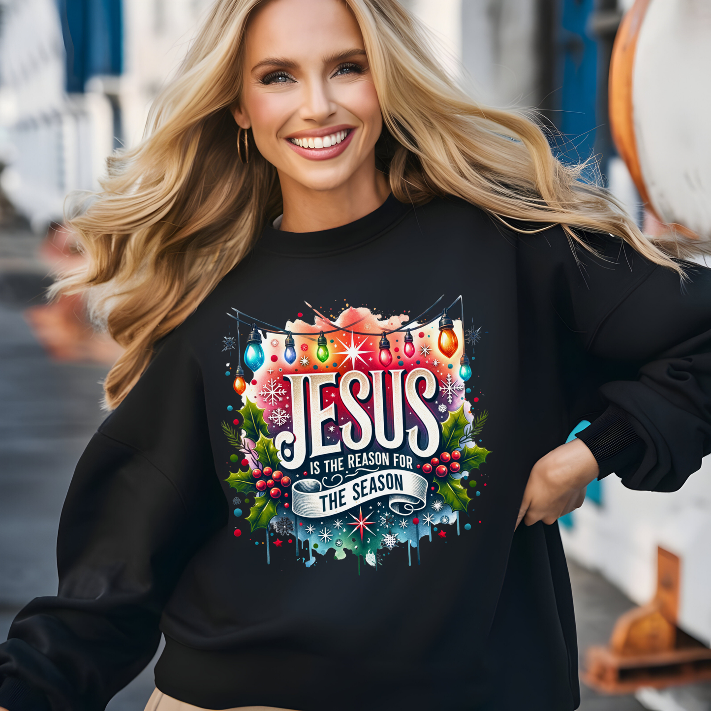 Jesus Is The Reason For Season Crewneck