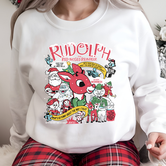 Red Nose Reindeer Crewneck