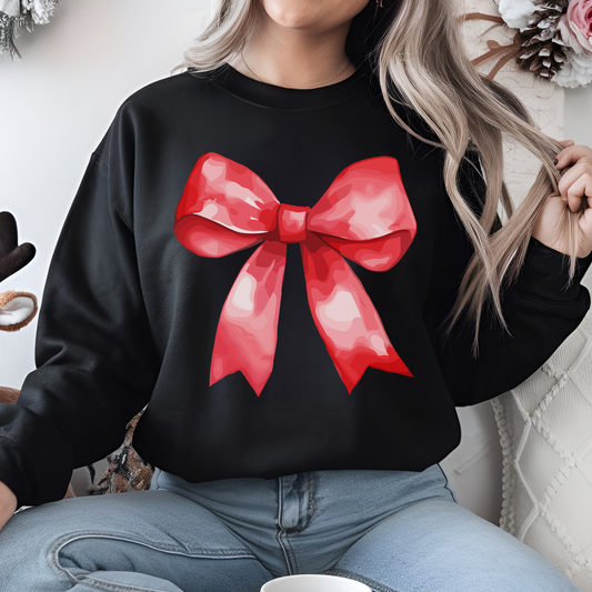 Big Red Bow Crewneck