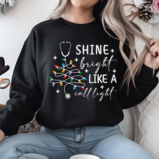 Shine Bright Like a Call Light Crewneck