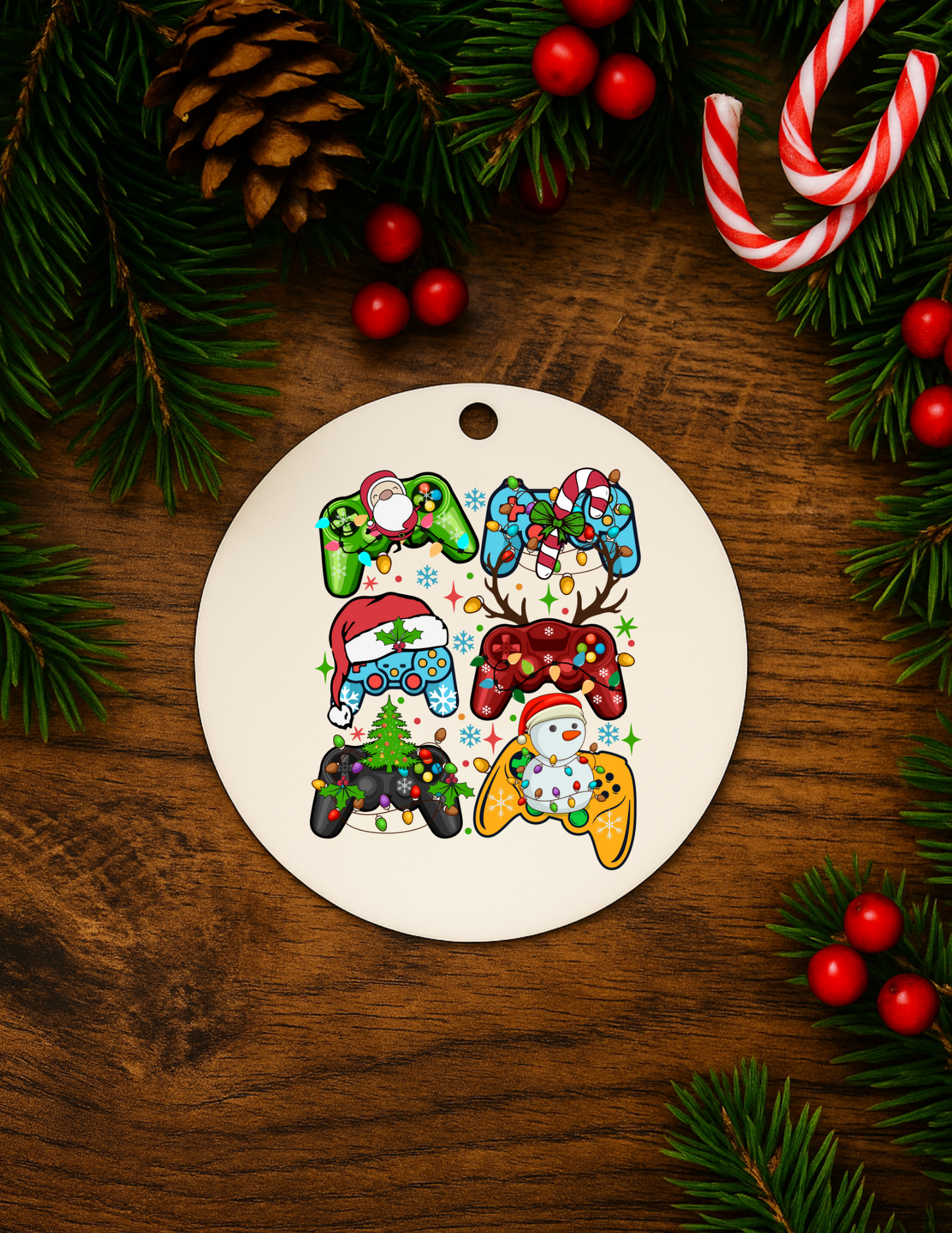 Gaming Christmas Ornament