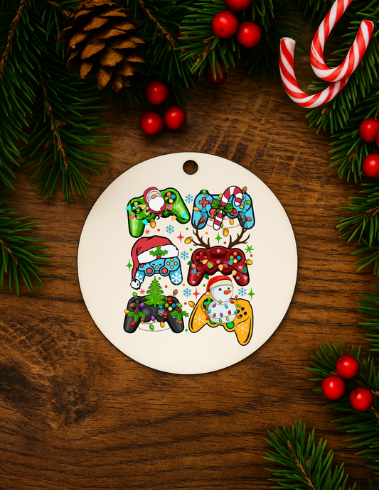 Gaming Christmas Ornament