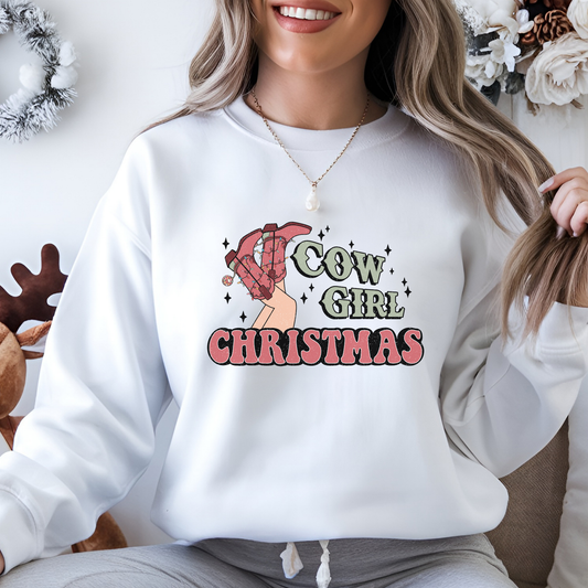Cowgirl Christmas Crewneck