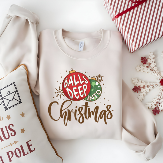 Balls Deep Christmas Shirt