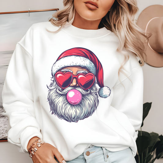 Santa - Bubblegum Crewneck