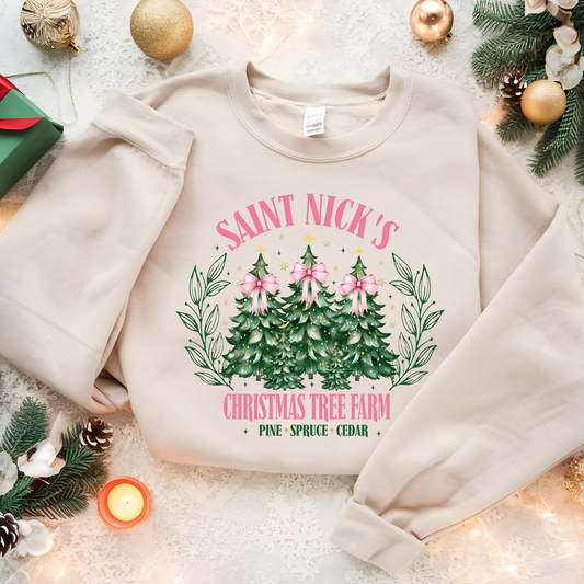 Saint Nick's - Pine, Spruce, Cedar Crewneck