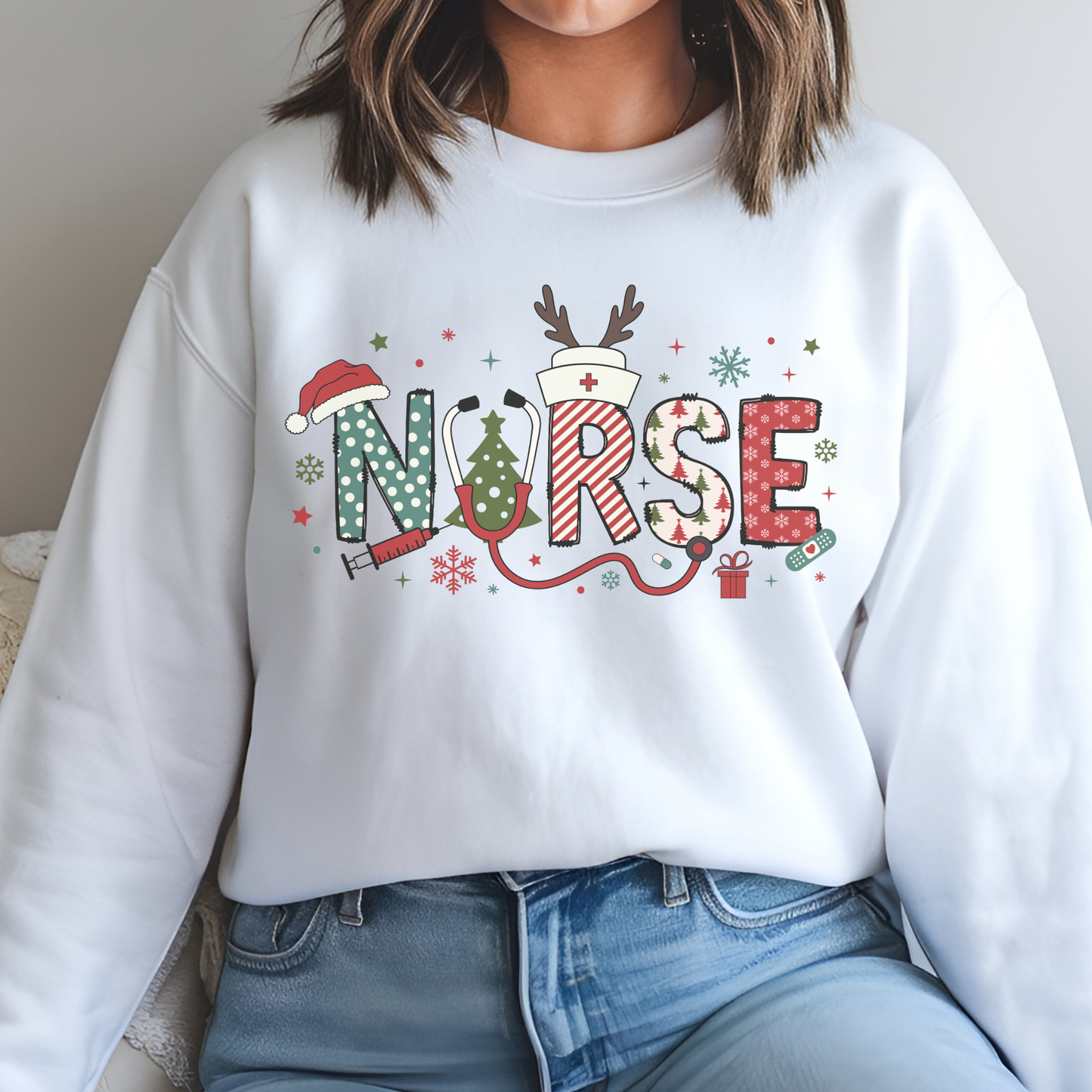 Holiday Nurse Crewneck