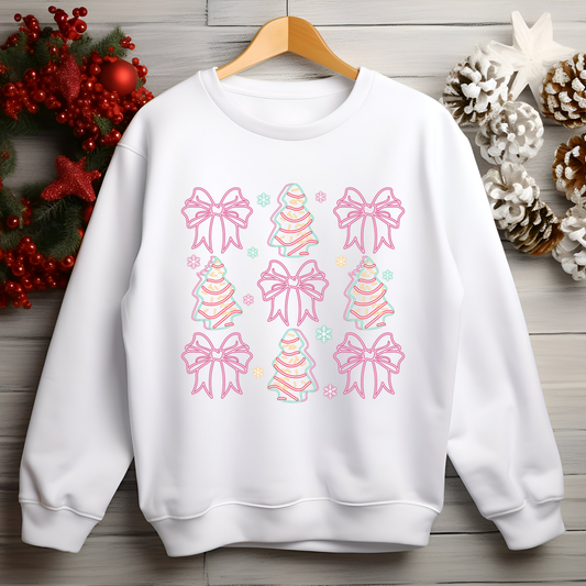 Bow and Christmas Tree Coquette