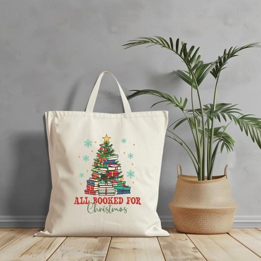 All Booked for Christmas Bag