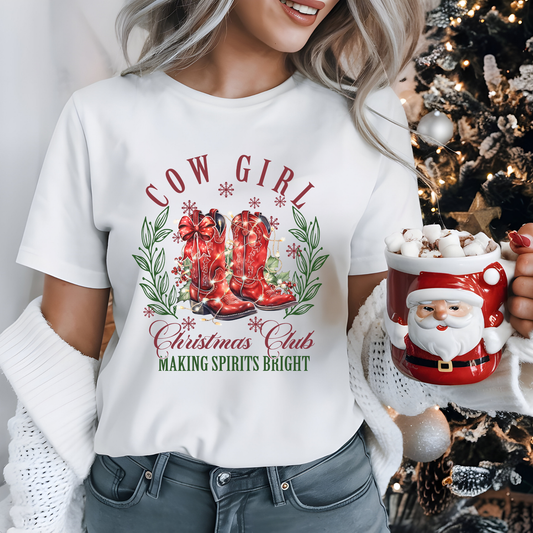 Cowgirl Christmas Club Shirt