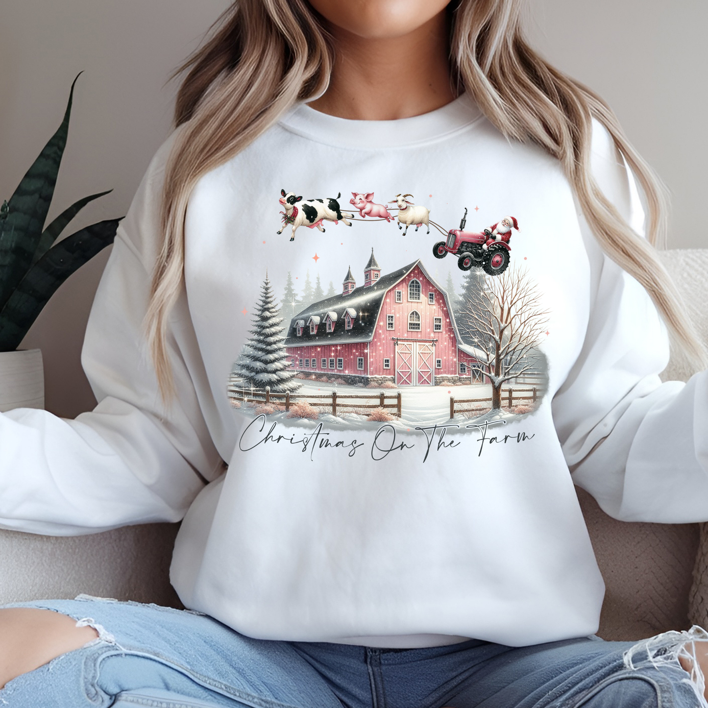 Christmas on the Farm Crewneck