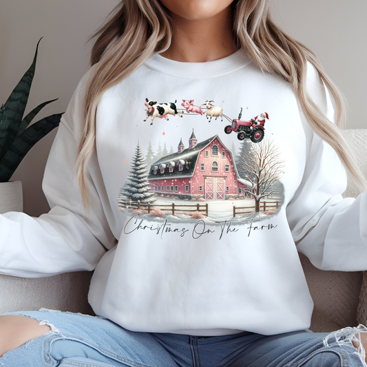 Christmas on the Farm Crewneck