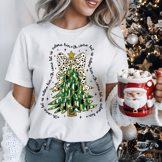 Oh Come Let Us Adore Him Shirt