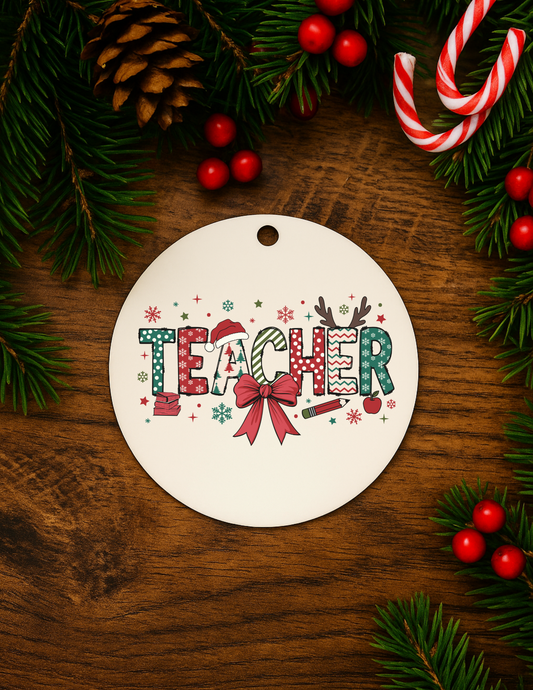 Teacher Christmas Ornament