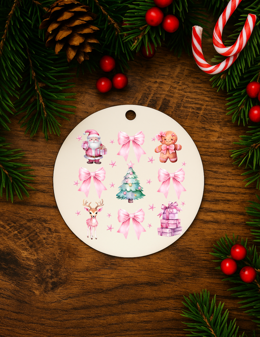 Soft Pink Croquette Ornament
