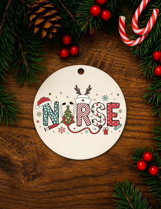 Nurse Christmas Ornament