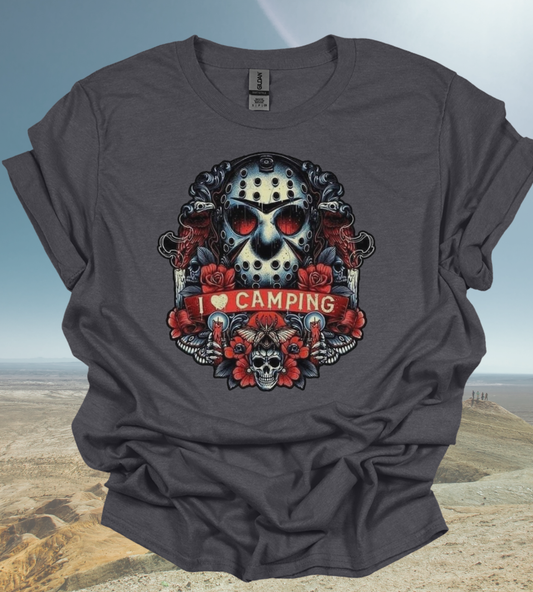 Halloween I Love Camping Shirt